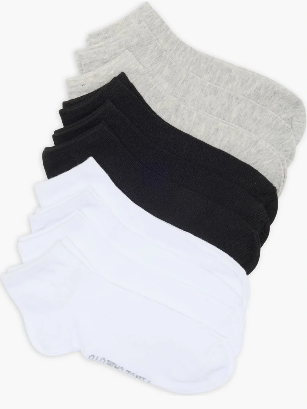 Vince Camuto 10-Pack Assorted Solids Quarter Crew Socks NIP